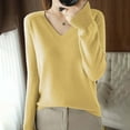 thumbnail image 1 of WNEGSTG Womens Spring Tops Cardigan Blouses Dressy Casual,Light Sweaters for Women Long Sleeve Crew Neck Lightweight Soft Knitted Pullover Knitted Blouse, 1 of 6