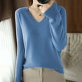 thumbnail image 1 of WNEGSTG Womens Spring Tops Cardigan Blouses Dressy Casual,Light Sweaters for Women Long Sleeve Crew Neck Lightweight Soft Knitted Pullover Knitted Blouse, 1 of 8