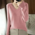 thumbnail image 1 of WNEGSTG Womens Spring Tops Cardigan Blouses Dressy Casual,Light Sweaters for Women Long Sleeve Crew Neck Lightweight Soft Knitted Pullover Knitted Blouse, 1 of 8