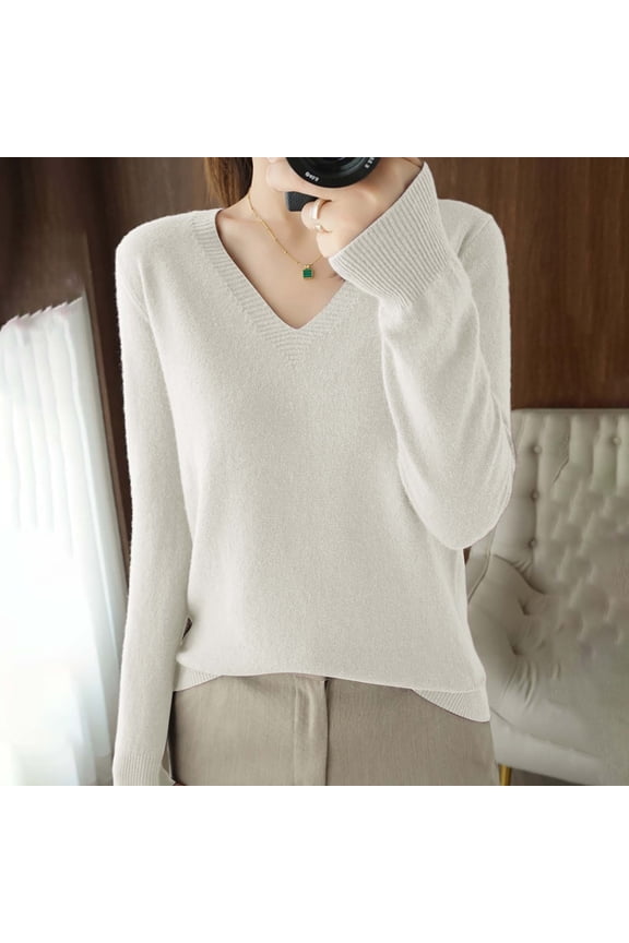 Womens Spring Tops Cardigan Blouses Dressy Casual,Light Sweaters for Women Long Sleeve Crew Neck Lightweight Soft Knitted Pullover Knitted Blouse
