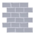 thumbnail image 1 of WNEXOPE 12"x12" Tiles Self Adhesive Kitchen Splashbacks, Peel and Stick Wall Tile Stickers, Stick on Tiles Splashback (Light Grey, Thicker Design), 1 of 6