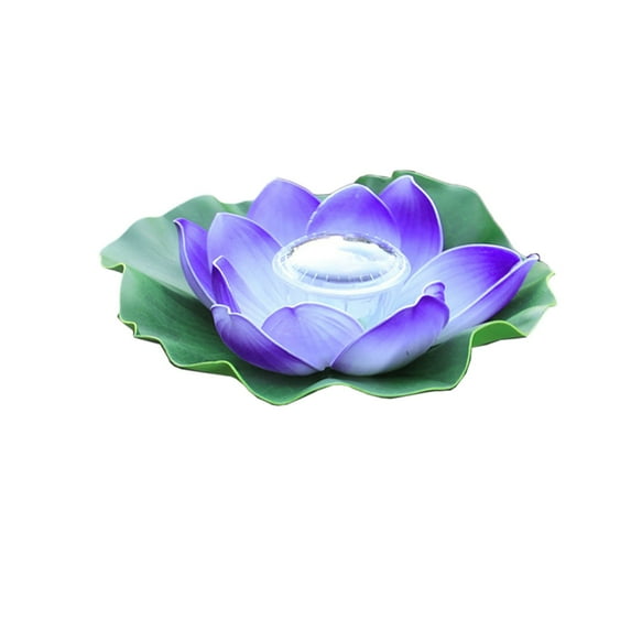 WNEXOPE Artificial Outdoor Plants Floating Candles Lanterns Solar Powered Decoration Light LED Night Light,Water Proof Floating Pool Light Pool Decoration Light