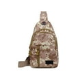 thumbnail image 1 of Camouflage Sling Bag - Military Style Chest Pack Crossbody Shoulder Bag for Hiking, Travel, and Everyday Use - Multi-Way Wear, Spacious Storage, Comfortable Adjustable Strap, 1 of 6