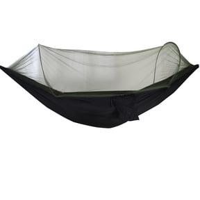 WNEXOPE Camping Hammock with Mosquito Net and Rain Fly - Portable Double Hammock with Bug Net and Tent Tarp Heavy Duty Tree Strap, Hammock Tent for Travel Camping Backpacking Hiking Outdoor Camp