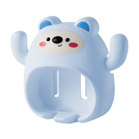 WNEXOPE Children's Toothbrush Set with Strong Suction Cup, Cute Design, Easy Grip Toothpaste Toothbrush for Kids, Effective Oral Care for Little Smiles