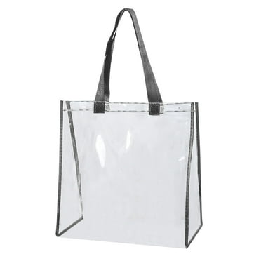 WNEXOPE Clear Transparent Beach Tote Bag - Ideal for Bath, Swimming, and Shopping