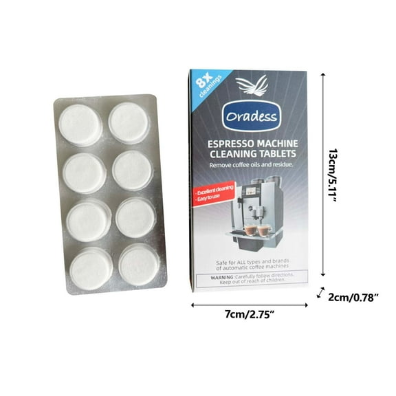WNEXOPE Coffee Machine Cleaner Descaler Tablets - 8 Count, Compatible With Most Coffee Maker, Pot Descaling & Cleaning Tabs, Descale Drip Coffe And Espresso Machines