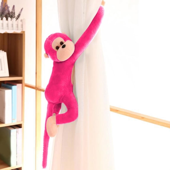 WNEXOPE Cute Long Arm Monkey Plush Toy - Adorable Home Decoration & Gift for Children, Family, and Friends - Soft and Safe Material, Interactive Sound Feature