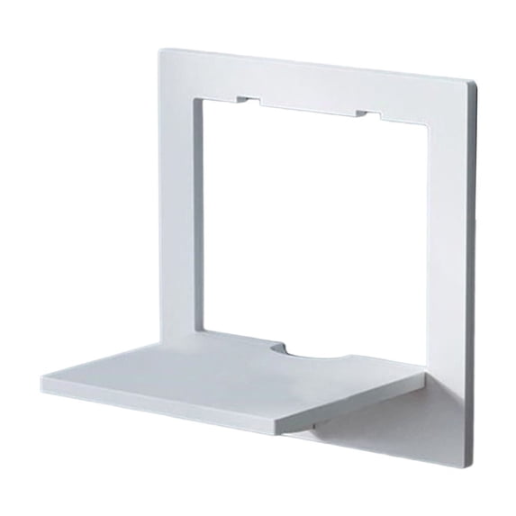 WNEXOPE No Drilling Wall Mount Floating Shelf for Bedroom and Kitchen - Decorative Rack for Plants, Books, and Home Décor - Easy Installation and High Load Capacity