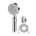thumbnail image 1 of WNEXOPE High-Pressure Shower Head with Handheld - 8 Spray Modes, Wide Body Coverage, Powerful Rain Showerhead with 78in Long Hose and Adjustable Holders, 1 of 8