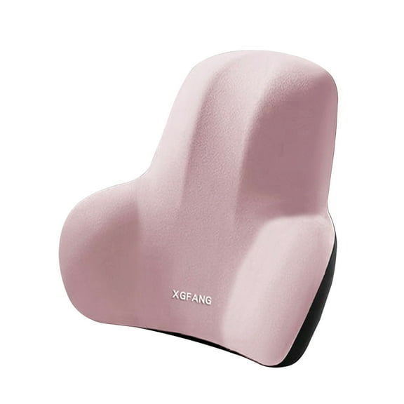 WNEXOPE Lumbar Support Pillow for Car/Office Chair, Memory Foam Back Cushion for Car Seat, Back Pain Relief, Lower Back Pillow Fits Most Cars, Trucks
