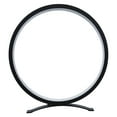 thumbnail image 1 of WNEXOPE Metal Ring Table Lamp Bedside Table Bedside Lamp, Modern Reduce Lamp/Bedroom/Living Room LED Warm Light, 10 Inch - Black, 1 of 7