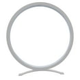 thumbnail image 1 of WNEXOPE Metal Ring Table Lamp Bedside Table Bedside Lamp, Modern Reduce Lamp/Bedroom/Living Room LED Warm Light, 10 Inch - White, 1 of 7