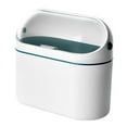 thumbnail image 1 of WNEXOPE Mini Trash Can with Lid 1 Gallon - Removable Small Garbage Can, Tiny Plastic Trash Bin, Pop Up Countertop Wastebasket, Counter Garbage Bin for Bathroom,Office,Kitchen,Desk,Coffee Table, 1 of 6
