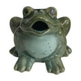 thumbnail image 1 of WNEXOPE Pottery Frog Statue for Garden Decoration | Ceramic Ornament for Outdoor Courtyard Decor | Charming Frog Figurine for Home & Garden Accents, 1 of 6