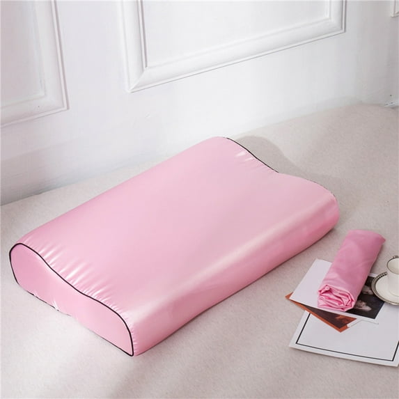 WNEXOPE Satin Pillowcase for Hair and Skin, Soft Silky Pillow Cases Standard Size, Breathable Cooling Pillow Covers with Zipper Closure (20x12 Inches)