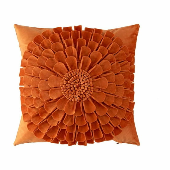 WNEXOPE Scandinavian Style Solid Color Leaf Pillow Cover - Soft and Comfortable Decorative Cushion for Sofa and Bedroom