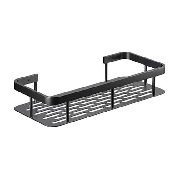 WNEXOPE Self-Adhesive Shower Storage Rack - Aluminum Alloy Bathroom Wall Organizer for Shower Essentials, Shower Caddy Shelf with Adhesive Mounting