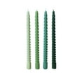 thumbnail image 1 of WNEXOPE Set of Four Long Green Taper Candles for Wedding, Banquet, and Holiday Decorations - Multicolor Mixed Wax Candlesticks for Relaxing Ambiance, 1 of 6