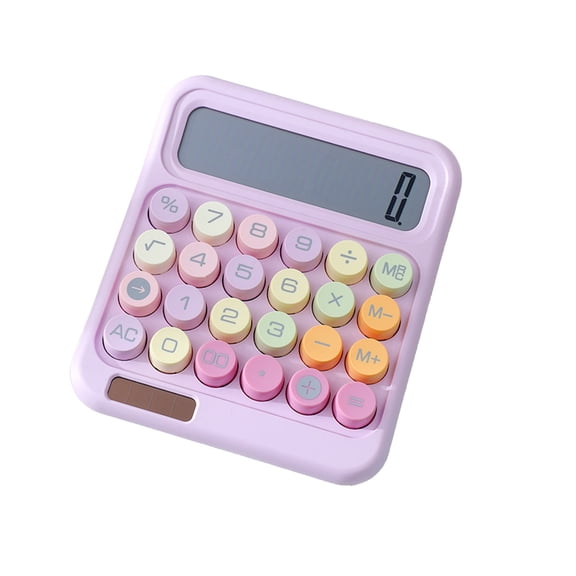 WNEXOPE Solar Energy Campus Portable 12-Digit Large Screen Calculator for Office and School Use, Ideal for Elementary Students and Finance Calculations