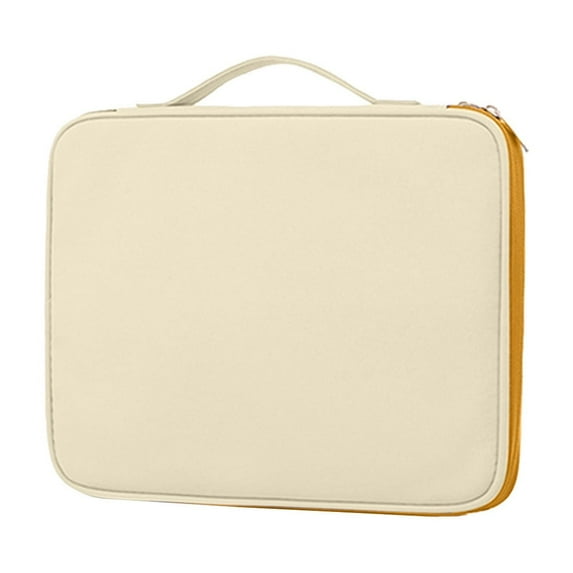 WNEXOPE Tablet Sleeve Bag with Multilayer Storage - Compact Electronics Organizer Pouch for Business Travel - Lightweight Case for Men and Women - Water Resistant & Durable