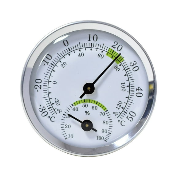 WNEXOPE Track Humidity Meter and Indoor Thermometer, Analog Weather Station for the Bedroom, Nursery, Storage, and Inside the Home