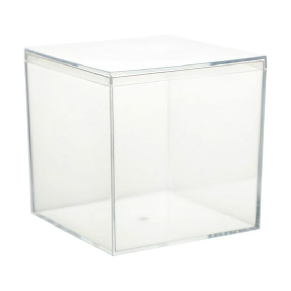 WNEXOPE Transparent Acrylic Storage Box with Plastic Lid for Organizing Toys, Gifts, Candy, Jewelry, and More - Ideal for Weddings and Birthday Parties