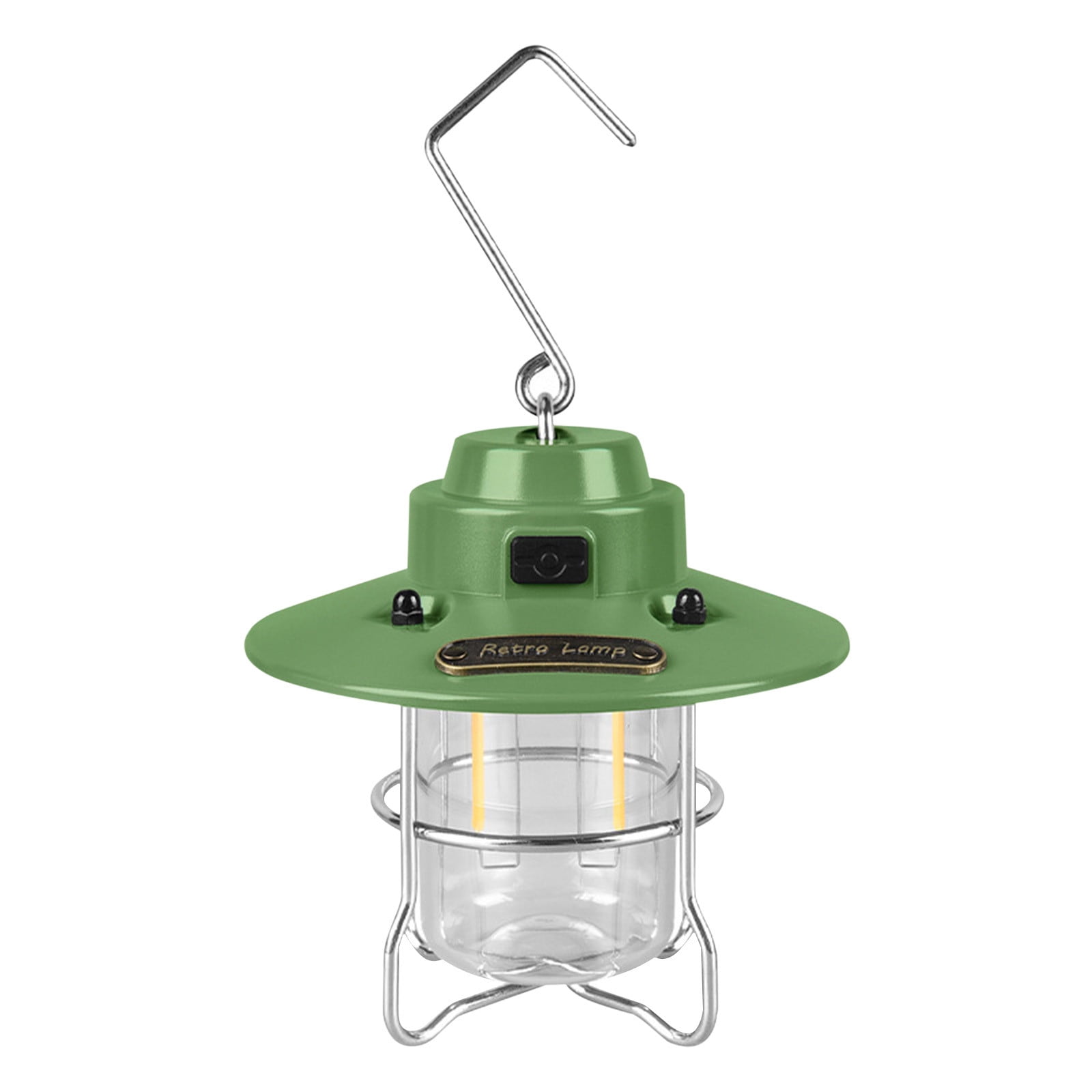 Led retro outdoor camping lamp white long battery life rechargeable tent camping lamp