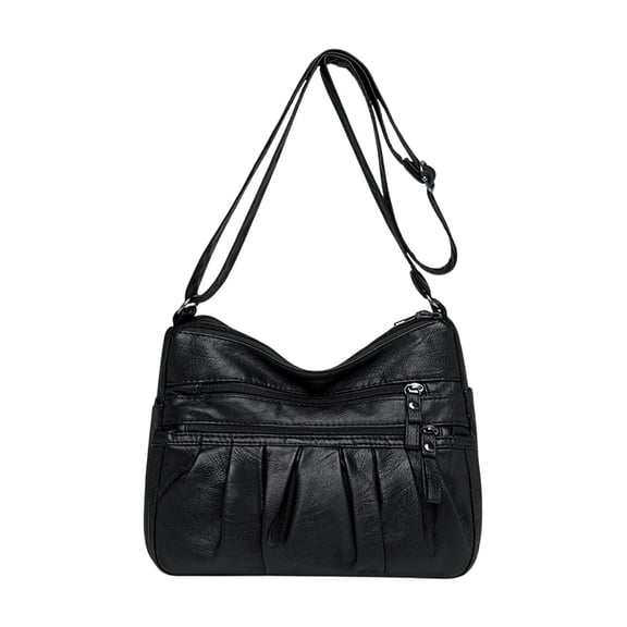 WNEXOPE Multi-Layer Fashionable Tote Bag for Women - Versatile Pleated Shoulder Bag with Large Capacity for Everyday Use, Travel, Work, and More