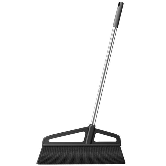 WNEXOPE Yard Sweeper Snow Sweeper for Outdoor Cleaning - Durable Plastic Broom with Metal Handle for Homes, Garages, Patios, and Workshops