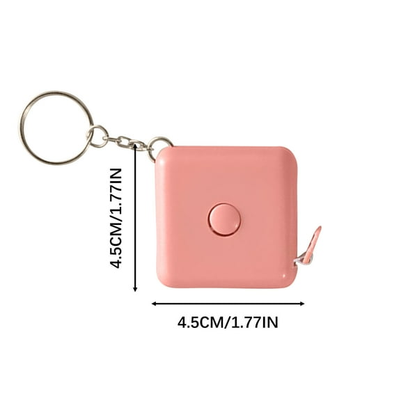 WNFJR 1.5M Dual-Sided Soft Tape Measure - Inch/Cm Conversion, Auto-Retractable Ruler for Sewing, Tailoring & Body Circumference Measurements