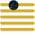 thumbnail image 1 of WNFJR 100 Pcs Reflective Tacks Trail Marking Tacks Reflective Trail Tacks Glow Tacks Reflective Trail Markers Mark Trail Reflective Thumb Tacks for Hunting Hiking Camping Tree Stand, 1 of 3