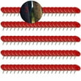 thumbnail image 1 of WNFJR 100 Pcs Reflective Tacks Trail Marking Tacks Reflective Trail Tacks Glow Tacks Reflective Trail Markers Mark Trail Reflective Thumb Tacks for Hunting Hiking Camping Tree Stand, 1 of 3