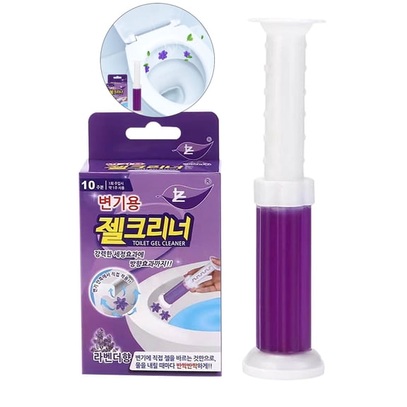 WNFJR 120ml Floral Gel Toilet Cleaner - Powerful Descaling, Odor Eliminating & Safe Cleaning Formula with Long-Lasting Freshness, Easy Application