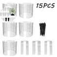 thumbnail image 1 of WNFJR 15 Pcs Sturdy Metal Tree Guards Trunk Protectors - Easy Assembly Garden Tree Protection Cage, 1 of 3