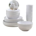 thumbnail image 1 of WNFJR 16 Pcs Kitchen Wheat Straw Dinnerware Set, Plastic Reuasble Dinner Dishes Serving Plate Set for Kitchen, Including Dinner Plate, Dessert Plate, Bowl, Cup, 1 of 4