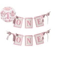 thumbnail image 1 of WNFJR 1st Birthday Banner Bow High Chair Garland Decorations for Party Supplies, First Birthday Party Decorations, 1 of 4