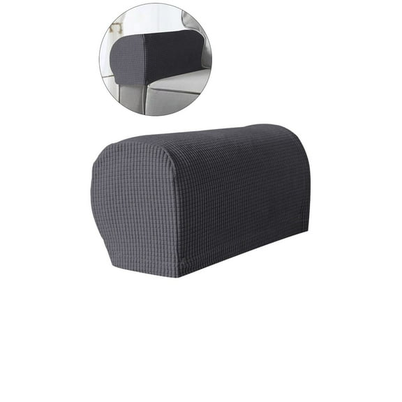 WNFJR 2 Pcs Couch Arm Covers Polyester Anti- Slip Armchair Cover Armrest Cover for Chairs Sofa Stretch Armrest Covers Furniture Protector Washable Armchair Slipcovers