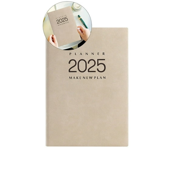 WNFJR 2025 Planner, Weekly Monthly Planner 2025, 12 Months, JAN.2025 to DEC.2025, School Planner with Soft Flexible Cover, Premium Thick Paper, for School Work Office