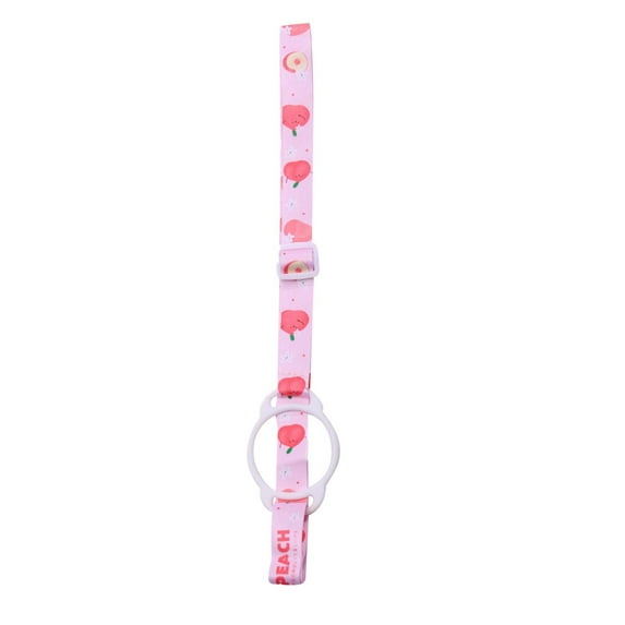 WNFJR 2PC Cute Drink Bottle Lanyard Portable Crossbody Cup Strap Polyester Cup Strap for Outdoor Activities - Perfect for Kids & Adults, Bright Colors & Big Eyes Design, Easy to Use with Plastic Clip
