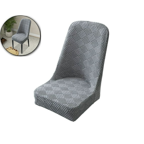 WNFJR 3D Jacquard Curved Back Chair Cover Stretch Dining Room Chair Slipcover Chair Cover Chair Protectors for Home Decor Living Room