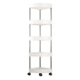 thumbnail image 1 of WNFJR 5-Tier Rolling Utility Cart, Multifunctional Storage Shelves with Lockable Wheels for Room, Office, Kitchen, Bathroom, 1 of 6