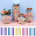 thumbnail image 1 of WNFJR 540-Piece Star Origami DIY Craft Set – 7 Colorful Star Paper Strips for Making Bottle Stars, Holiday Decorations, and Creative Gifts., 1 of 2