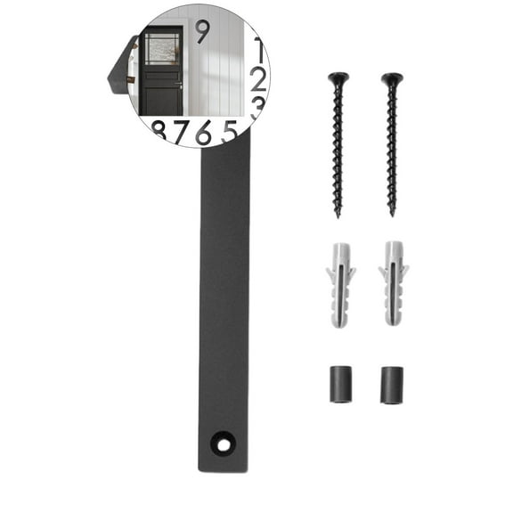 WNFJR 6 Inches House Numbers for Outside Modern House Address Numbers Metal Floating Home Address Sign for Outdoor from 0-9