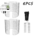 thumbnail image 1 of WNFJR 6 Pcs Sturdy Metal Tree Guards Trunk Protectors - Easy Assembly Garden Tree Protection Cage, 1 of 3