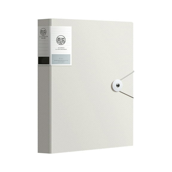 WNFJR A4 Transparent Insert Folder, 40 Page Data Book, Multifunctional Presentation Binder, Stable Polypropylene Sheets