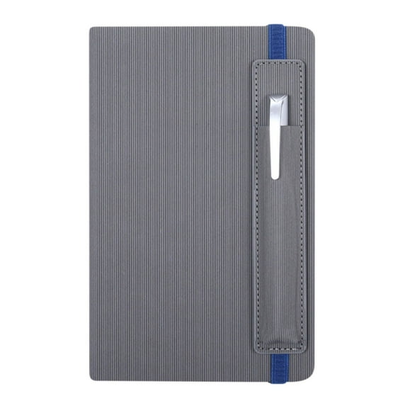 WNFJR A5 Strap Notebook - Business Office Notepad with Leather Cover and Pen Slot, Perfect for Professionals and Diary Writing on the Go