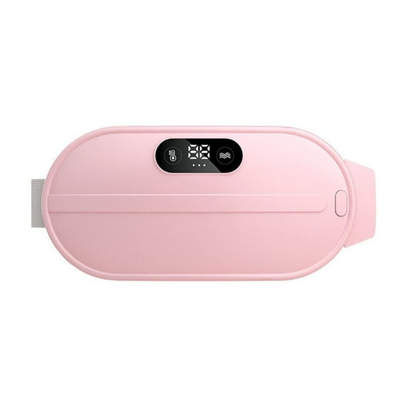 WNFJR Abdominal Massager with Heat Vibration Massage Device for Women USB Charging Abdominal Vibrator Portable Heated Massage Belt