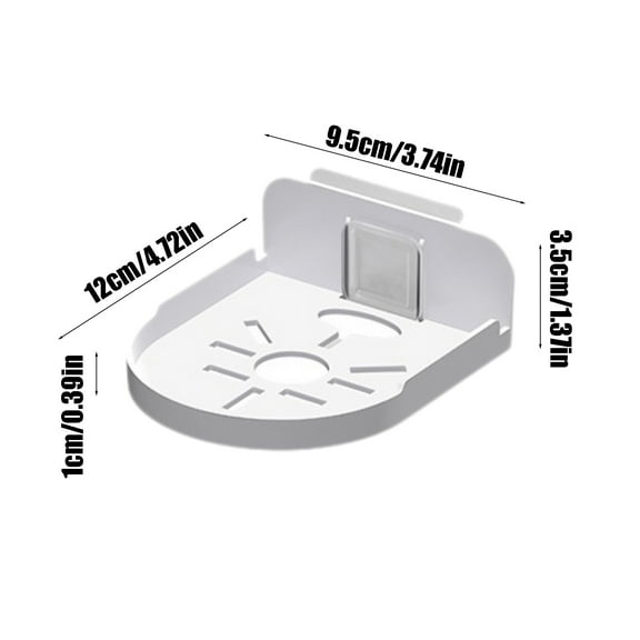 WNFJR Adhesive Floating Wall Shelves, Punch-Free Mount for Security Cameras, Mini Speakers - Easy Install Surveillance Camera Bracket Holder Stand
