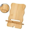 thumbnail image 1 of WNFJR Adjustable Bamboo Phone Holder - Wooden Mobile & Tablet Stand with 2 Angles, Detachable Design for Office, Home & Travel, Wood & Bamboo Cell Phone Stand, 1 of 6